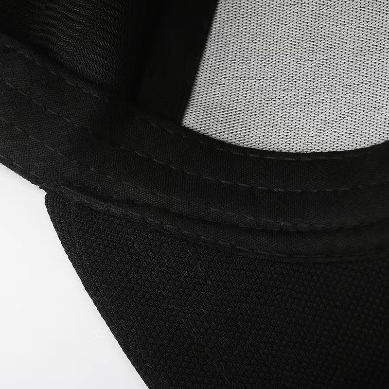 Brand Men's Baseball New Black and White R-Letter Trendy Deep Wide brim Hard Top Women's Duck Tongue Hat_voghion.com