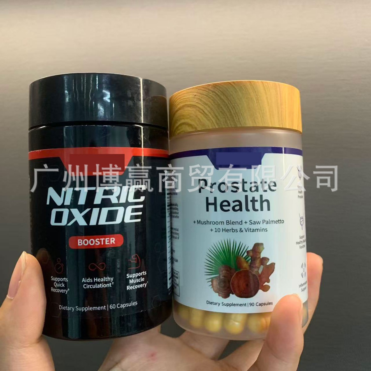 Prostate Saw Palmetto Capsules Prostatehealth 90 Capsules + Nitric Oxide Arginine 60 Capsules Health Care