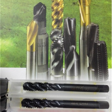 日本YAMAWA丝攻代理机用盲孔高速钢HSS螺旋丝锥黑色白色SP SPOXM6