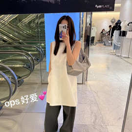 现 2026夏季新款韩国设计师select m*rket温柔天花板后u领连衣裙