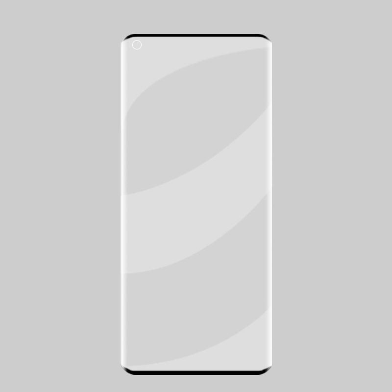 Fuente fabricante aplicable oppofindx3 pro película templada 3D superficie curva Pantalla Completa teléfono móvil película FindX3 película templada