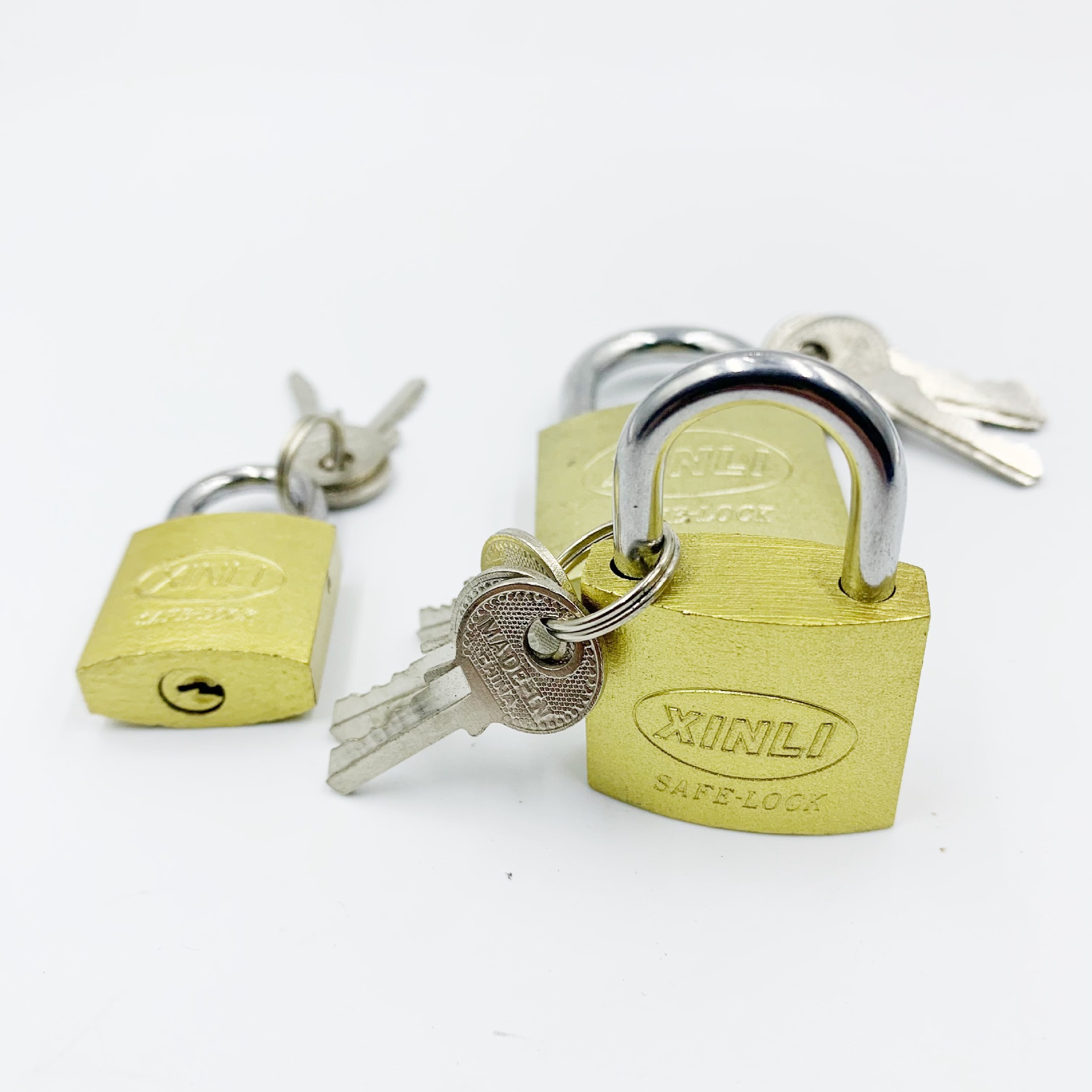 Cerraduras de imitación de cobre, candados de hierro de estilo chino, cerraduras de tarjeta, varios modelos de cerraduras de combinación, juego de cerraduras pequeñas para el hogar.