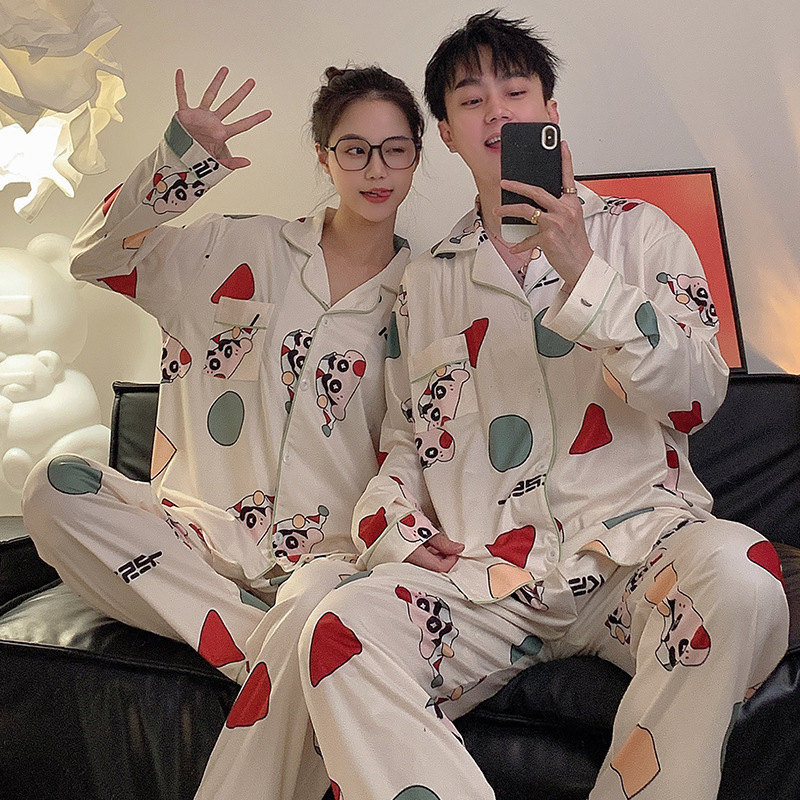 Red Dragon año pareja pijamas primavera y otoño de las mujeres de algodón puro de manga larga 2024 nueva boda año de nacimiento traje de verano de los hombres