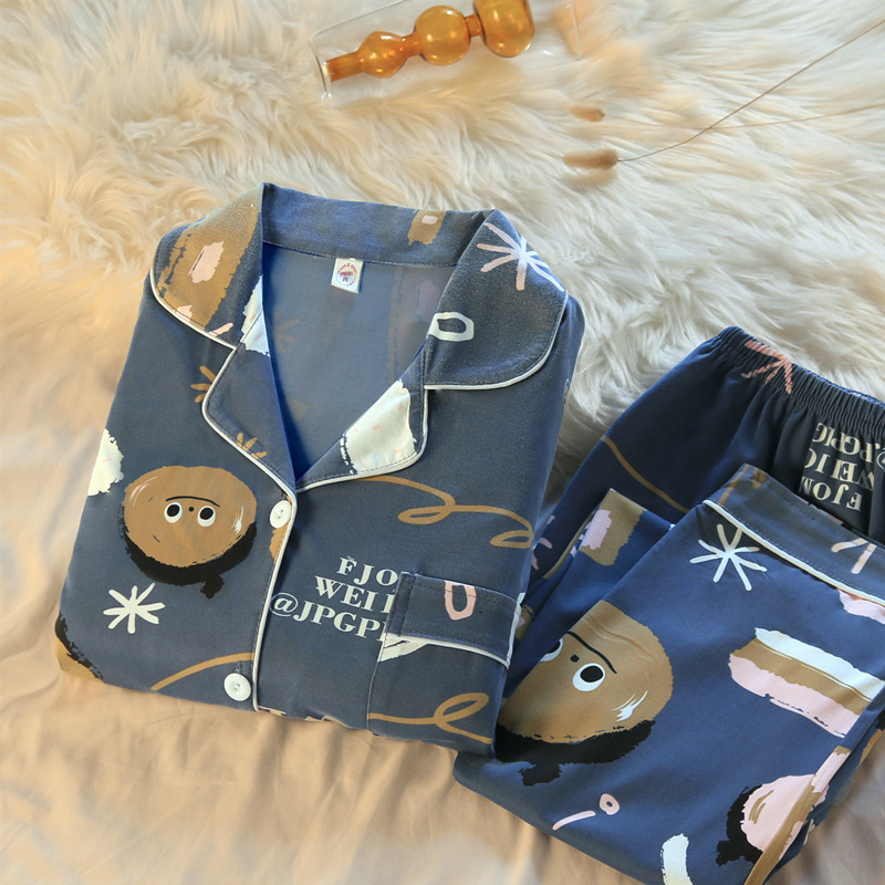Conjunto de Pijamas para Mujer de Poliéster, Cómodo, para Casa