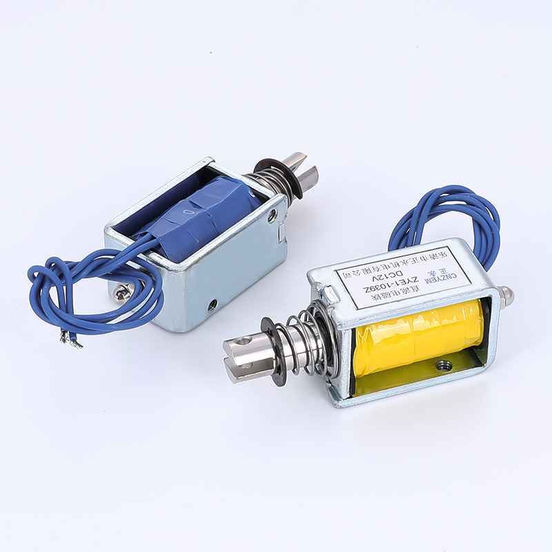 供应直流推拉式电磁铁ZYE1-1039Z行程10毫米推力200克 TAU-1039T