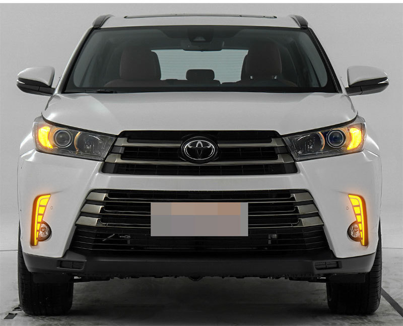 Suitable for 18-19 Model Toyota Highlander Daytime Running Light Modification Led Daytime Running Lights Highlander