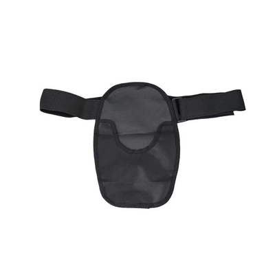 On-board emergency urine bag Fixed Hanging Bag Ostomy Drainage - black