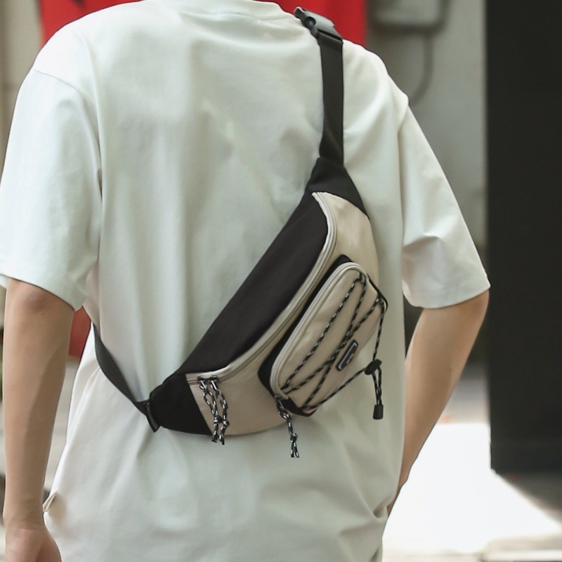 Bolso de pecho casual de moda para hombres 2024 verano nuevo bolso de mano móvil ligero bolso de mano para mujeres mochila de trabajo universal
