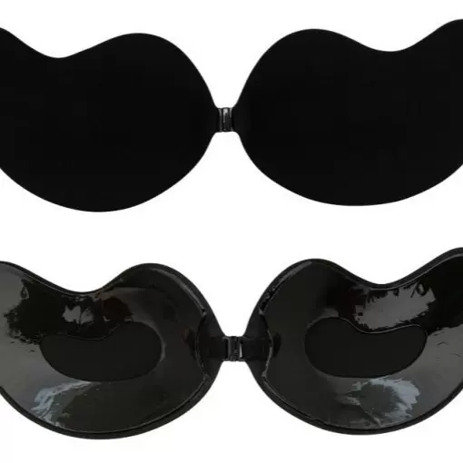 芒果bra硅胶无钢圈隐形文胸无肩带胸贴加大薄款婚纱聚拢乳贴批发