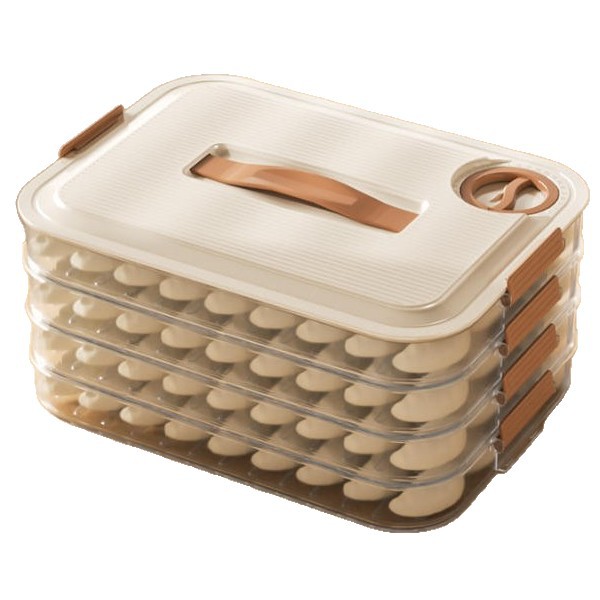 Caja de albóndigas, caja de almacenamiento de refrigerador de cocina de grado alimenticio doméstico, caja especial para congelación rápida y refrigeración de arroz de balón.
