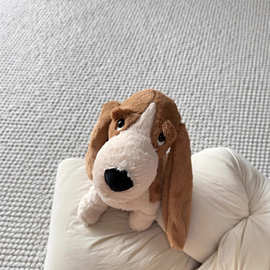 英国JE新品兰德尔巴吉度猎犬毛绒玩具安抚玩偶娃娃公仔宠物