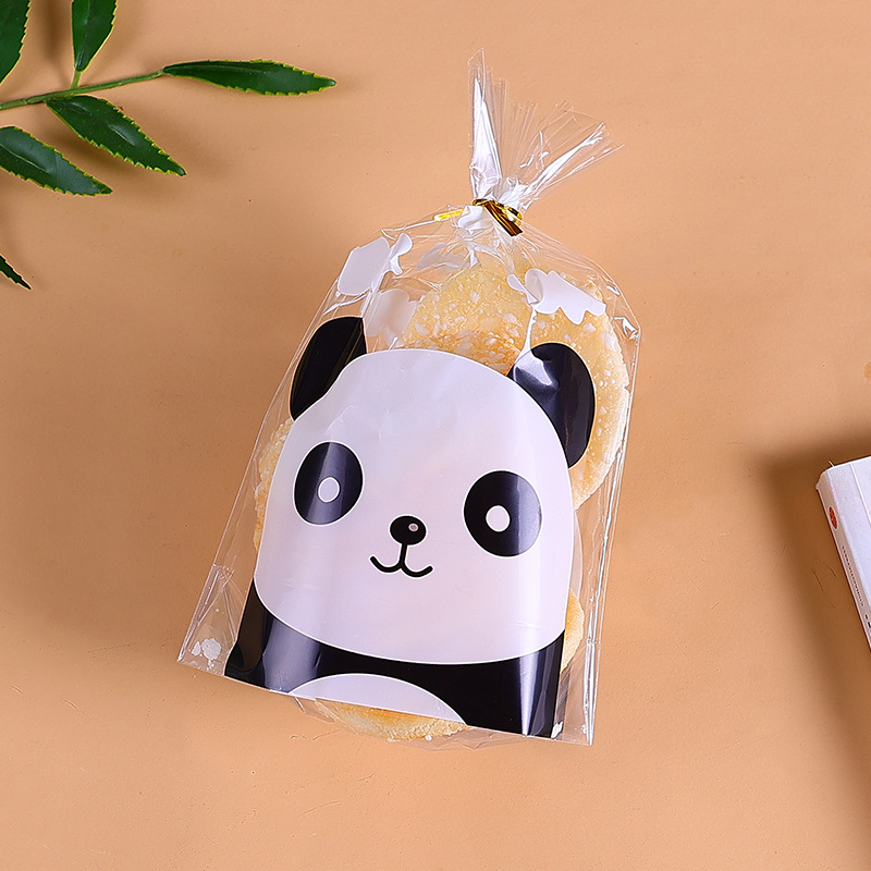 Cute Rolling Panda copo de nieve crujiente caramelo bizcocho de carne puede soportar transparente bolsa de embalaje de regalo BOLSA DE TELÉFONO MÓVIL 100