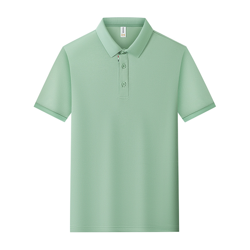 Camiseta de exhibición de mangas cortas de hielo con solapa de hielo, camiseta de campaña de polo, camiseta de algodón de poliéster de amoníaco personalizada