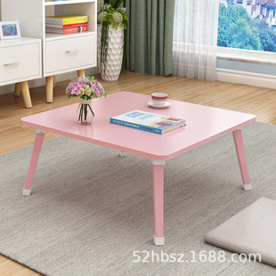 Folding Table Small Kang Table Household Floor Table Small Dining Table Tatami Bay Window Table Bed Table Large Small Square Table Low Dining Table