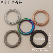 钛合金炫彩高端钥匙扣汽车钥匙扣挂件适用奔驰宝马奥迪···通用