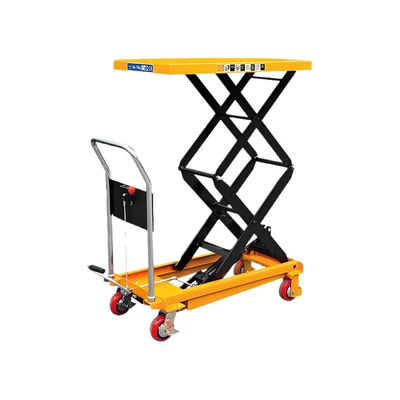 Avtomobil fırlanan platformaları Lift, Scissor-Type Hand-Pushed Platform