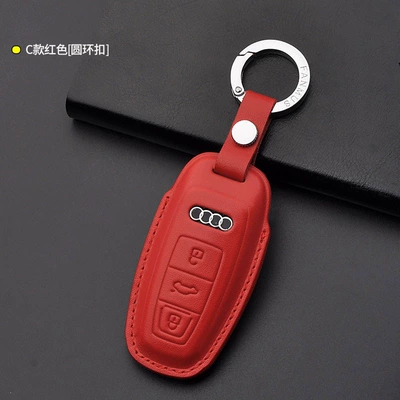 Static Rod/Key Bag | A6L Q5L A4L A8L Q4 Q7 - model-c-red-ring-buckle