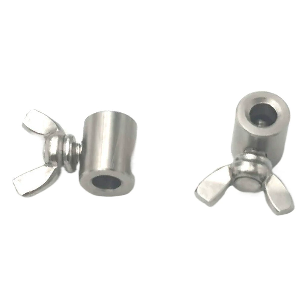 Оптовая колонна перила ограждения 304 нержавеющая сталь трос оболочка фиксированная затяжная Пряжка Бабочка Пряжка ручной винт патрон