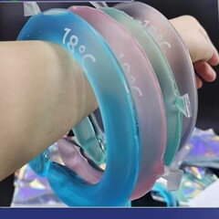 夏の新型冷却神器PCM28 ° 氷感首輪アウトドアスポーツ冷凍冷たい首輪首氷袋