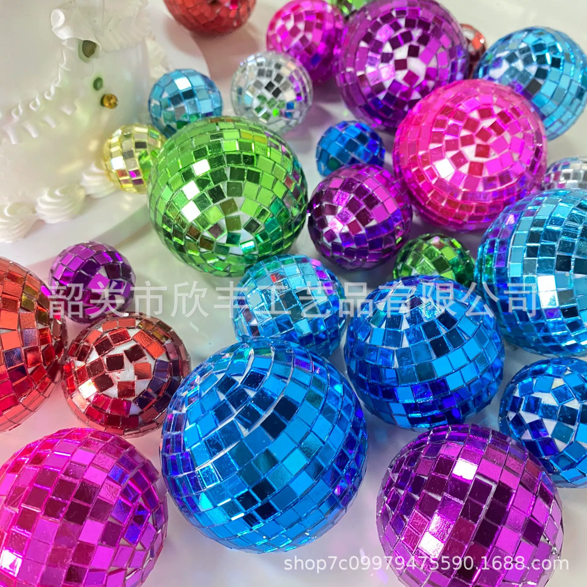 Зеркало Лазерная пена диско шар Рождественский стеклянный объектив шар Серебро Золото Цвет зеркало украшение торта плагин