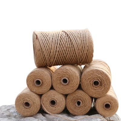 定制捆绑麻绳 手工diy猫爬架捆绑麻绳复古装饰绳吊牌照片墙麻绳|ru
