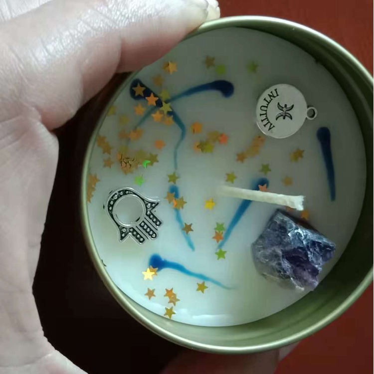 Zodiac signs, aromatherapy, candle, gradient
