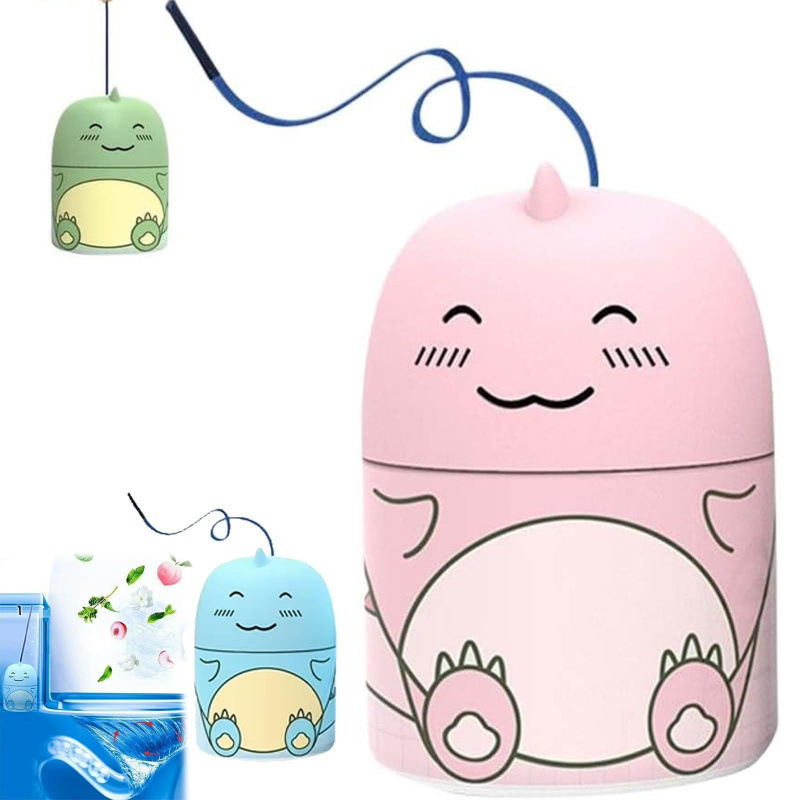 Toilet Bowl Cleaner Cute Dinosaur Shaped Bathroom Toilet Tank Cleaner with Ocean Jasmine and Peach Scent