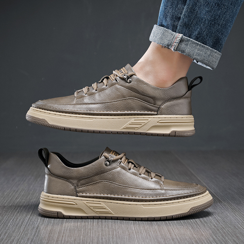 Comfortable Leather Men's Formal Shoes For Work And Casual Wear_voghion.com