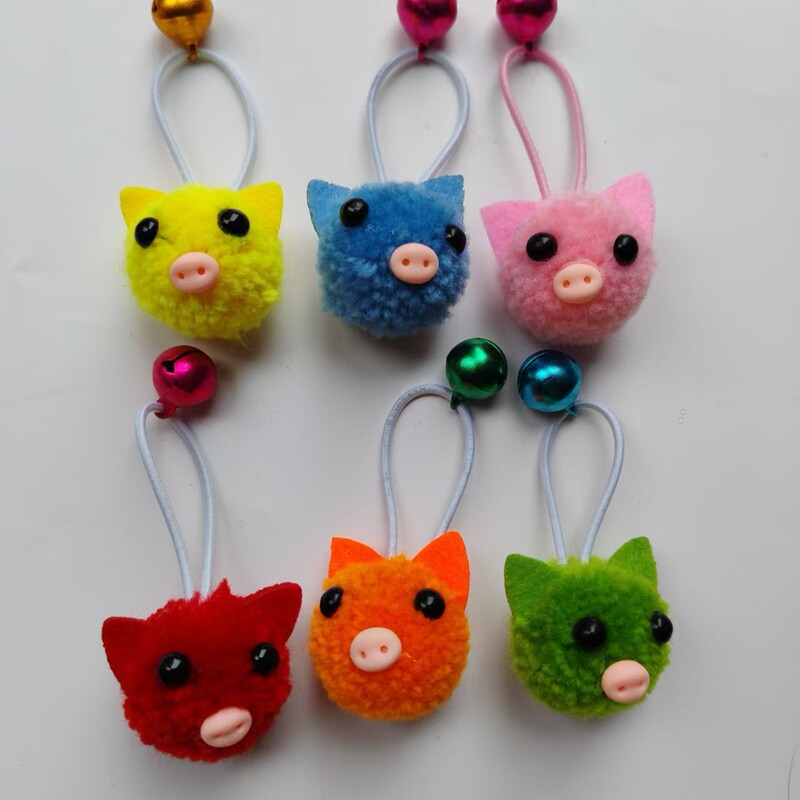 Piggy Cat Teaser Wand Replacement Head Cat Toy Pet Supplies Plush Ball for Teething, Durable, Sound-Making, Plush, Scratch-Resistant Piggy Cat Teaser Wand Replacement Head Cat Toy Pet Supplies Plush Ball for Teething, Durable, Sound-Making, Plush, Scratch-Resistant