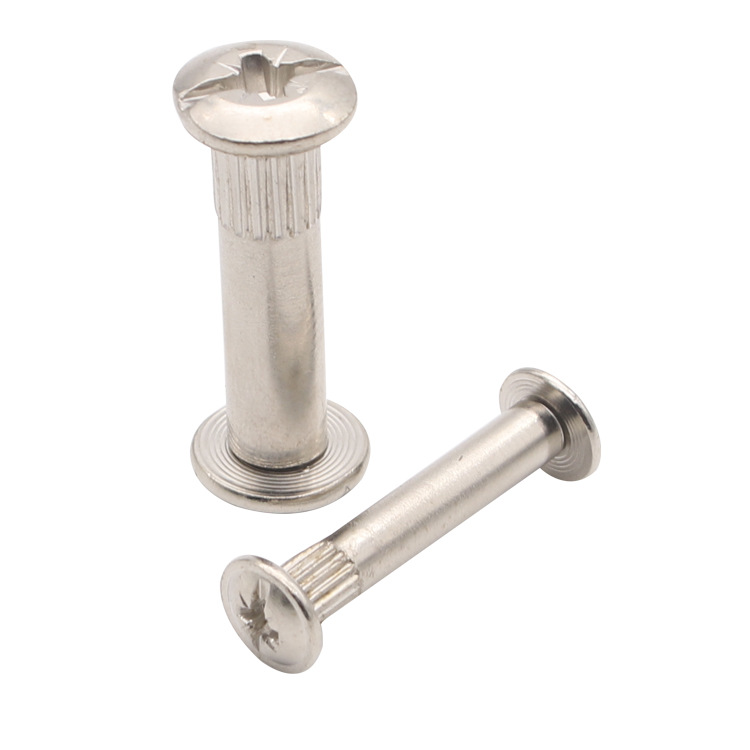 Armario Butt tornillo hebilla tornillo de madera contrachapada tuerca Cruz par tocando clavo gabinete combinación conector niño y madre remache