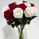 Моделирование роз высокая моделирования фланель роуз Фальшивый цветок домой декоративный цветок моделирование цветок