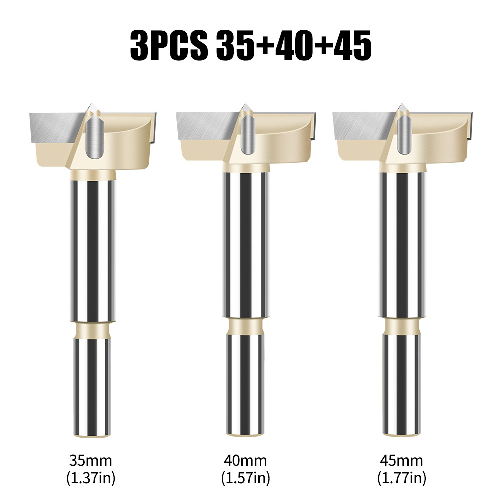 Abridor de agujero para trabajar la madera taladro alargado redondo de plástico taladro de puerta de madera perforación de madera agujero de apertura dispositivo de excavación