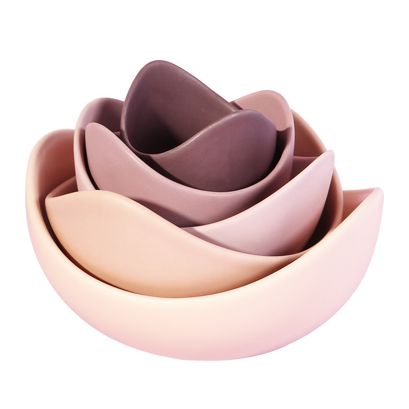 北欧の蓮の花ボウル玄関デスクトップ収納装飾品玄関ドア靴キャビネットキークリエイティブソフト装飾|undefined