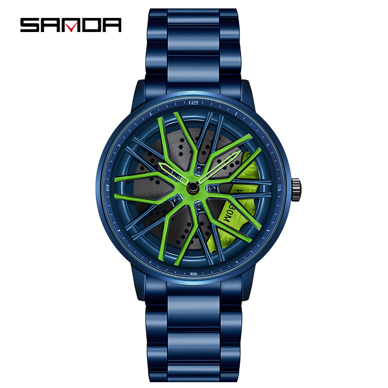 1107 강철 스트립 파란색과 녹색