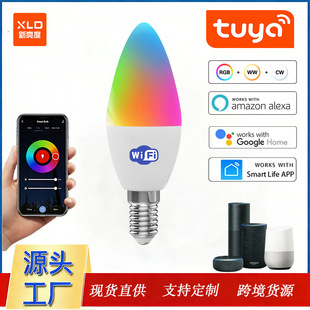 WiFi����Ϟ�T��Alexa�Z������RGBCW̨��E14���݉T�fSmart Life