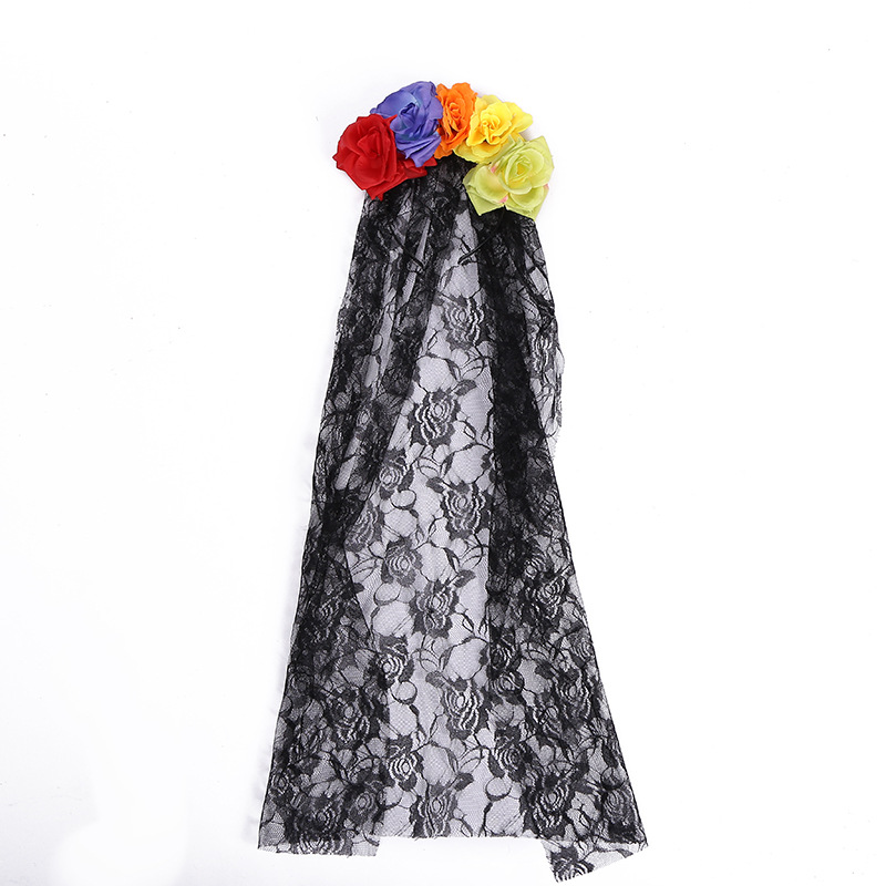 Halloween Festival Halloween Flower Gauze Party Costume Props