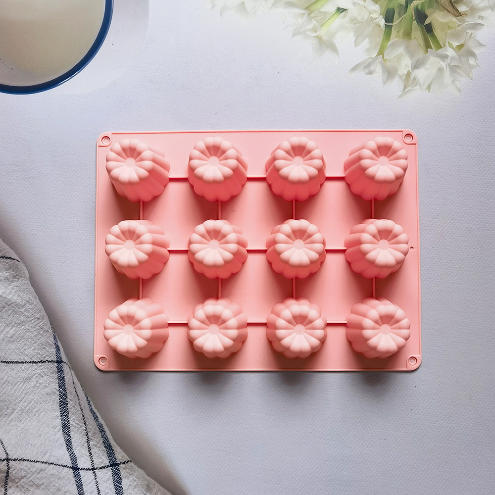 12 Lian Keoli 10 molde de silicona pastel helado pudín molde de postre jabón utensilios