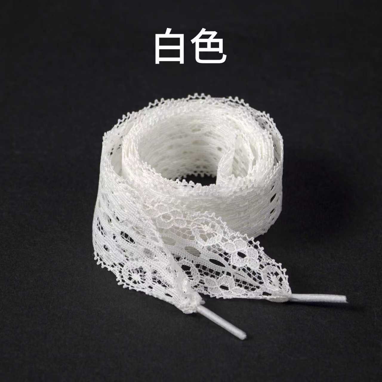 White shoelaces