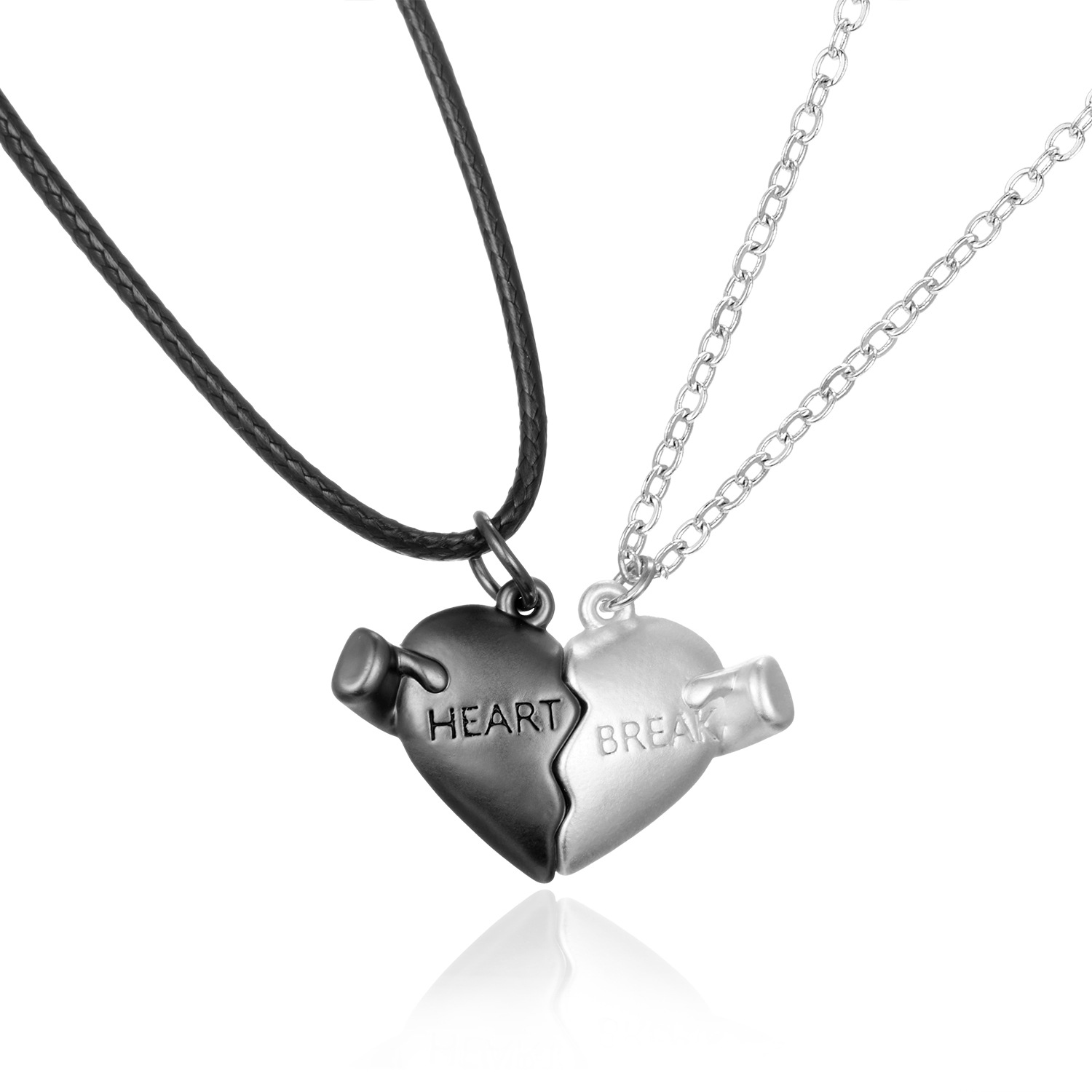 Elegant Streetwear Heart Shape Alloy Plating Valentine's Day Unisex Pendant Necklace display picture 6