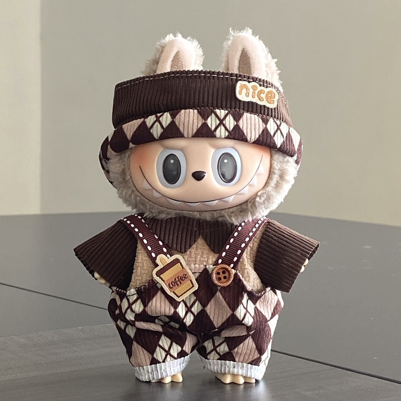 ラブブベビー服 ラブブ服 17cm 1代目・2代目・3代目ぬいぐるみ ビニール人形 着せ替えスカート 着せ替えセット|undefined