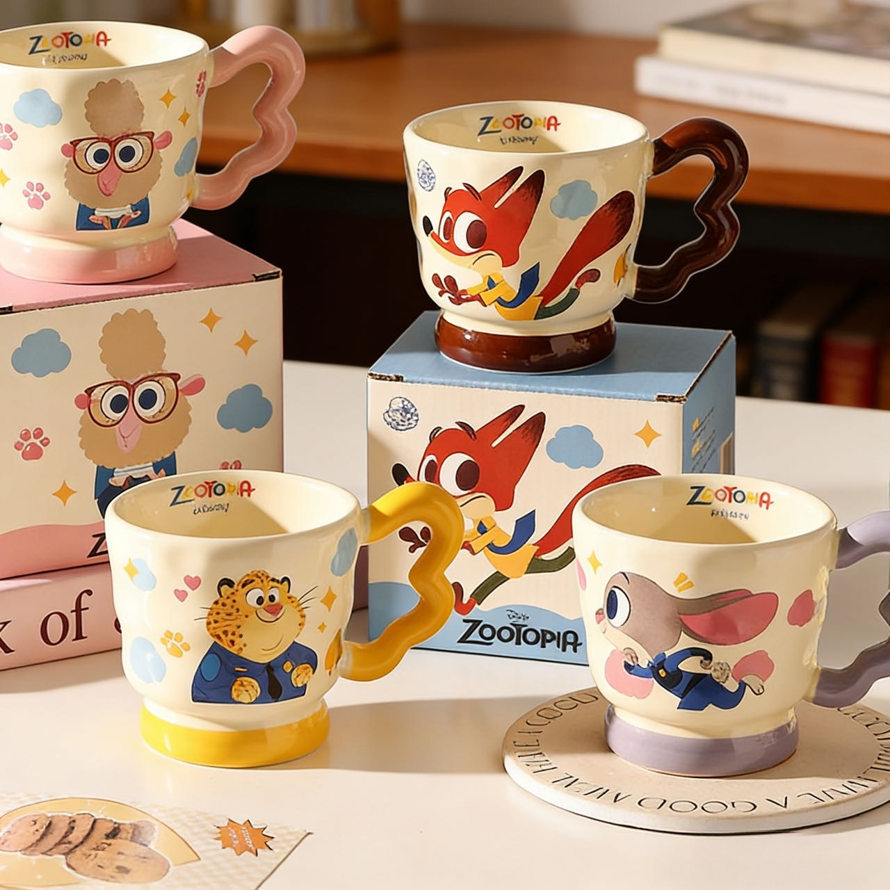 Mad Animal City Judinick taza de marca para mujeres nuevo estilo 2025 de alto valor familiar copas de agua regalo de cumpleaños