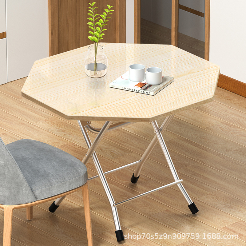 Mesa plegable simple mesa de comedor dormitorio plegable casa de alquiler mesa pequeña cabina de niñas