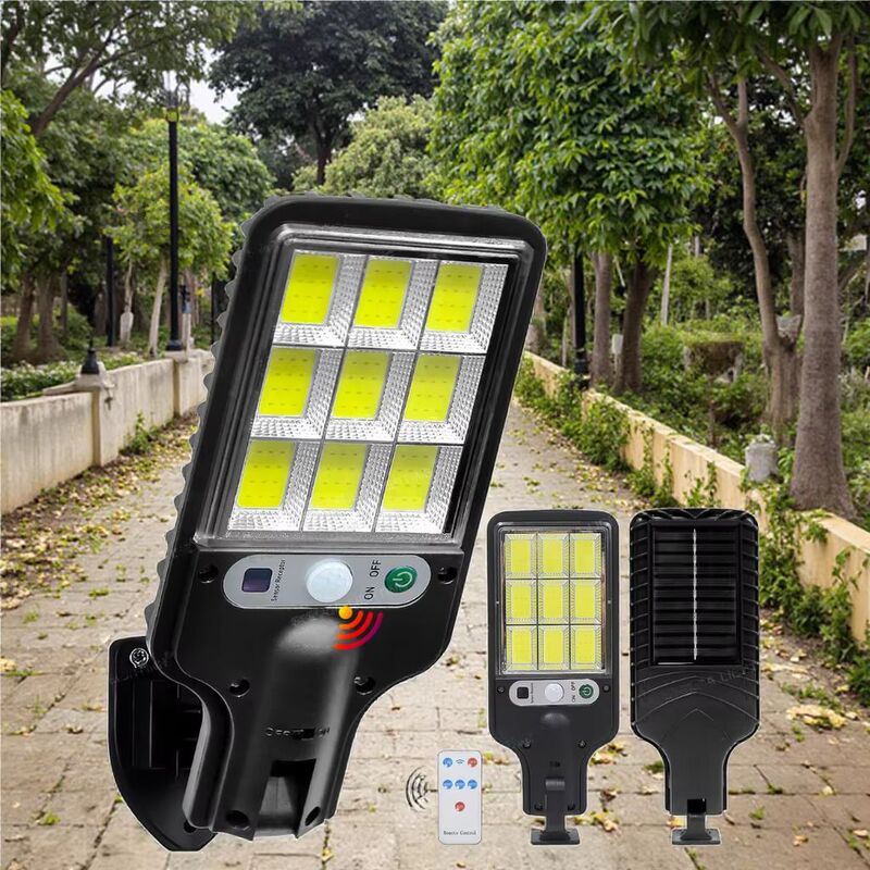 Outdoor Solar Wall Light with Remote Control Motion Sensor Street Light Induction Garden Light Led Light Control