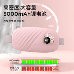5000mahのベルトの女子学生は生理日のおばさんの腰の充電で体を温めます。