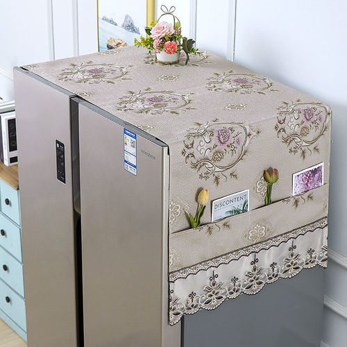 Refrigerator cover dustproof cloth dustproof cover cover cloth top cover cloth decorative double door four-open single door refrigerator cover manufacturer
