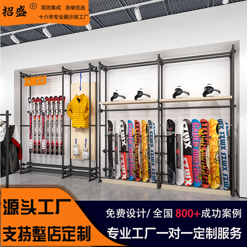 Tienda de ropa de alta calidad estante de exhibición de pared estante de exhibición de estante de exhibición tipo piso estante de exhibición de isla media con luz