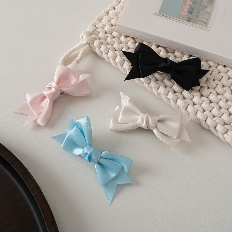 Women's Sweet Simple Style Bow Knot Cloth Hair Clip display picture 8