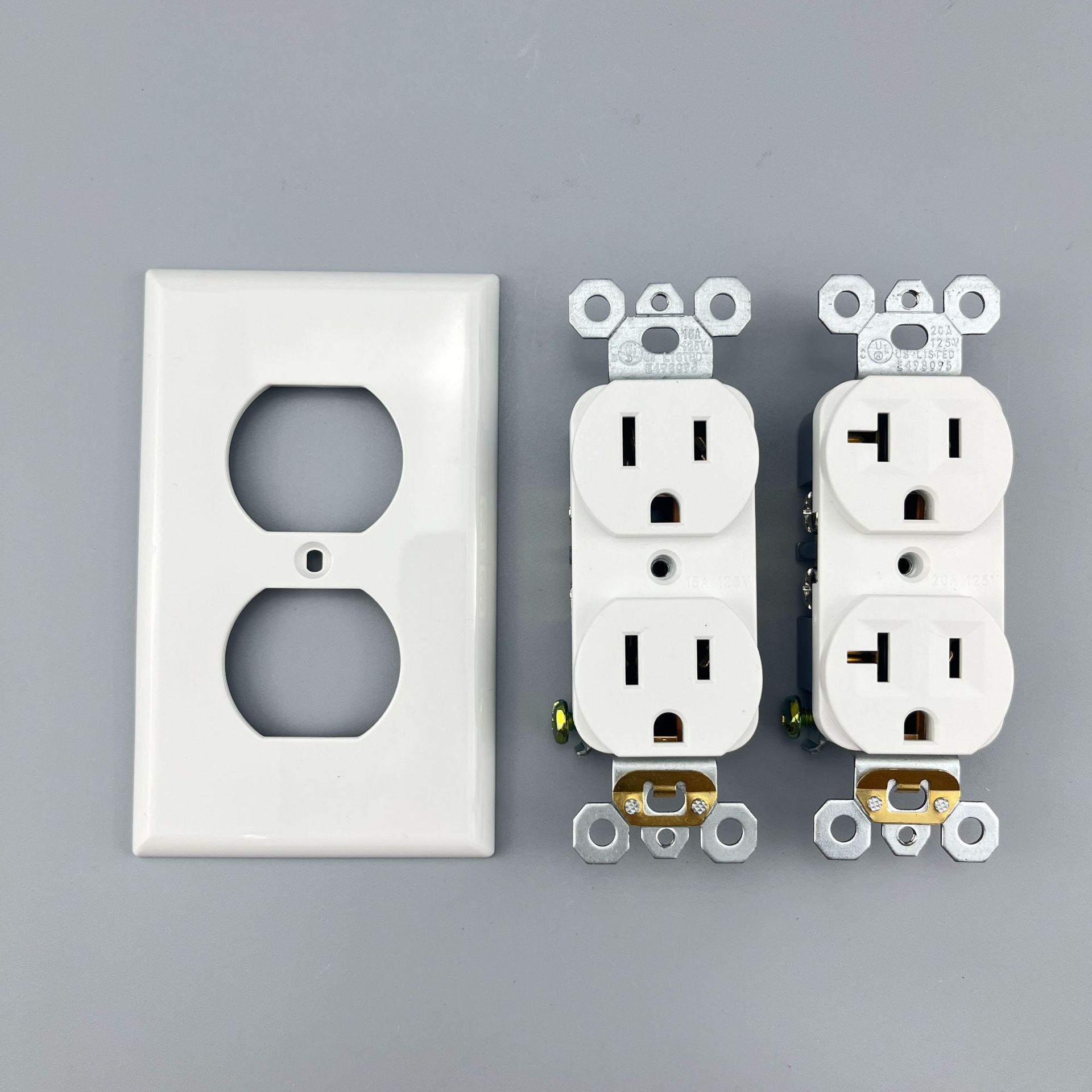 UL estándar americano GFCI gauge NEMA americano interruptor de pared 15A / 20A toma de corriente con USB