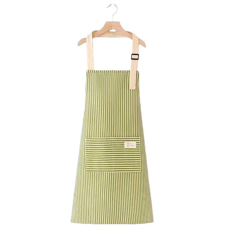 Personalidad personalizada bordada delantal colgar delantal rayas cocina casera camarero de restauración hombre y mujer delantal de ropa de trabajo image 7