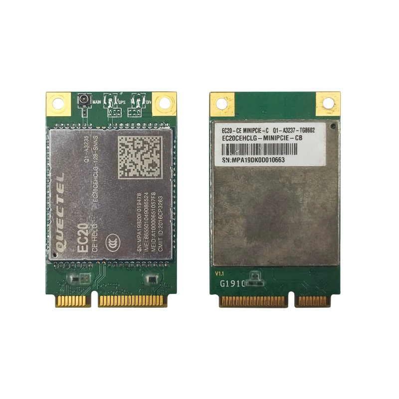 Módulo de comunicación inalámtrica EC20-PCIe de interfaz completa Netcom 4G CAT4 modelo disponible